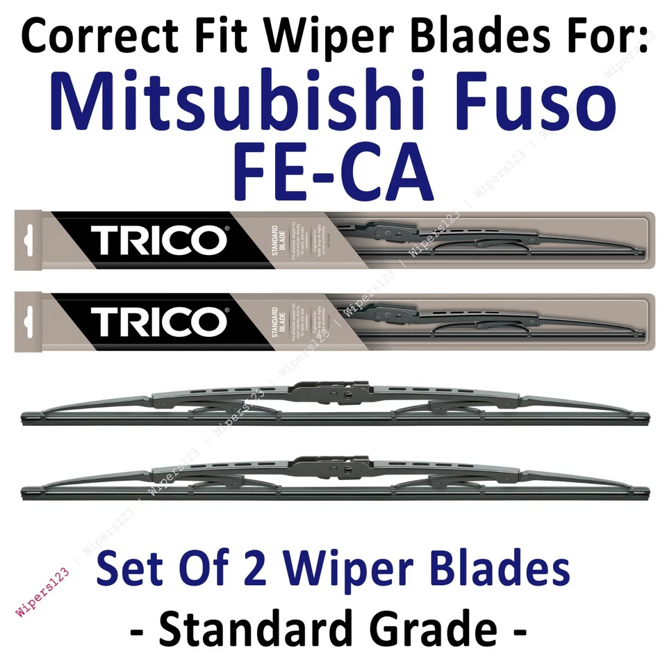 Paquete de 2 escobillas limpiaparabrisas estándar - aptas para Mitsubishi Fuso FE-CA 2001 - 30210x2 Foto 1 de 1