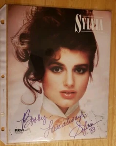 8.5 by 11 Silvia Jane Kirby Signed Fan Club Poster. "The Boy Gets Around" 1983. - Picture 1 of 8