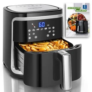 FRIGGITRICE AD ARIA CALDA SENZA OLIO 7 LT FRIGGE CUOCE ARROSTO 1900 W AIGOSTAR - Foto 1 di 5