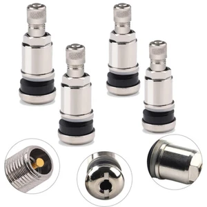 4 Stück Ventile Metallventile Silber für Alu Felgen 11,3 mm Reifenventil - Bild 1 von 7