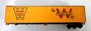 HO Scale 50' Wilson & CO. Refrigerator Box Car WCL 7524 - Picture 1 of 4