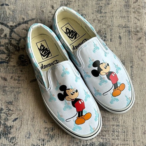 Vans Disney World Slip On 50° Anniversario Scarpe Topolino Donna 10 5 Uomo 9