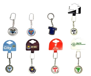 Football FC Spinner Key Ring - Latest Design Spinning Keyring Official Licensed - Picture 1 of 5