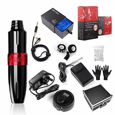 Stigma Tattoo Machine Kit Pro Rotary Tattoo Machine Tattoo Pen Kit with 20 pcs