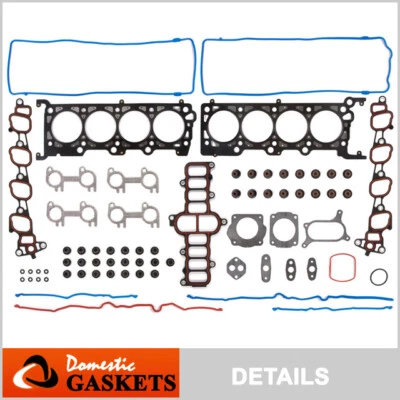 Juego de juntas de culata SOHC para Ford Crown Victoria Lincoln Mercury 4,6 L 01-02 VIN W Foto 1 de 4