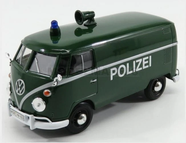 MOTOR-MAX 79574 VOLKSWAGEN - T1 TYPE 2 VAN POLIZEI 1962 - GREEN - 1/24