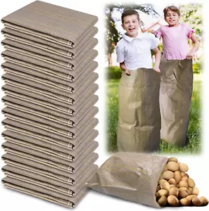 Potato Sack Race Bags,24"X40" Outdoor Lawn Games for Adults and Kids,Large Gunny - Picture 1 of 12