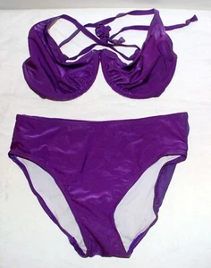 Ladies/Teens H2OH Purple 2Pc. Swimsuit Set Size Small Nice! LOOK! - Picture 1 of 3
