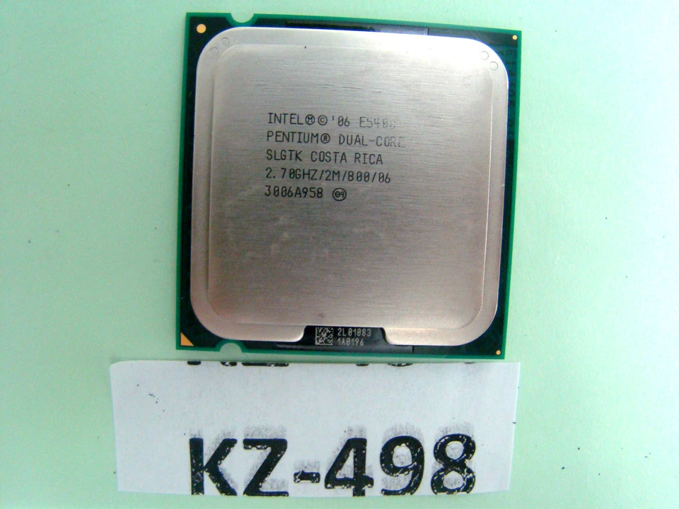 Intel E5400 - Pentium Dual Core - 775 - SLGTK - 2,7 GHZ - Costa Rica - #KZ-498 - Image 1 of 1