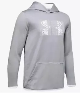 NEW NWT Under Armour Boys Armour Branded Logo Hoodie YOUTH X-SMALL - Picture 1 of 1
