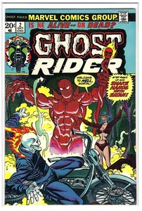 (1973) MARVEL GHOST RIDER #2 - 2DO CAMEO DAIMON HELLSTROM HIJO DE SATAN - EN MUY BUEN ESTADO/NUEVO EN CAJA - Imagen 1 de 1