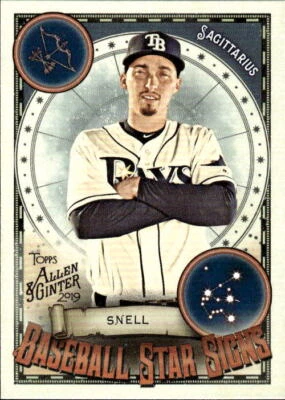 Blake Snell 2019  Topps Allen & Ginter #BSS-27 Baseball Star Signs - Image 1 of 2