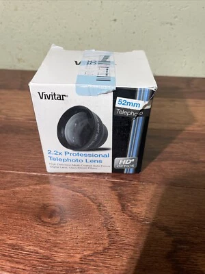 Vivitar 52mm 2.2x Professional Telephoto Lens for DSLR Cameras (V-52T) - Image 1 of 4