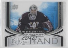 2021-22 Upper Deck Ovation Big Hand Jean-Sebastien Giguere #BH-24