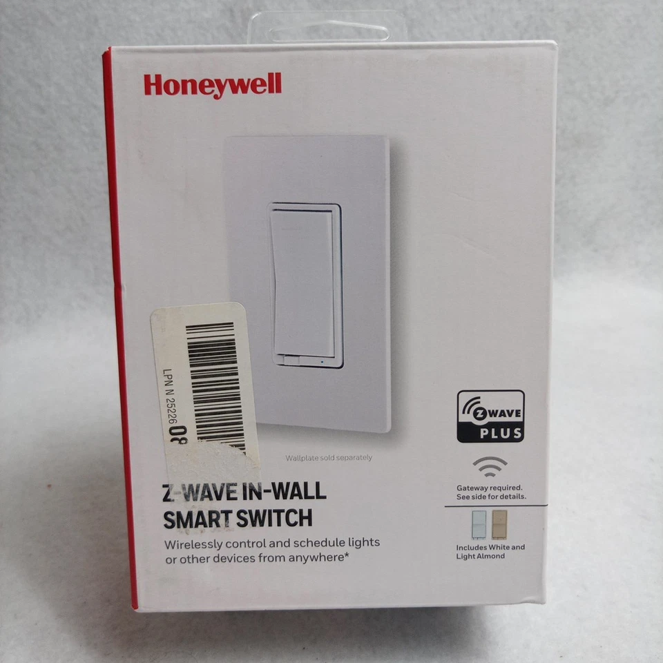 Honeywell Add-on In-wall Paddle Switch Only for Z-wave Smart Lighting