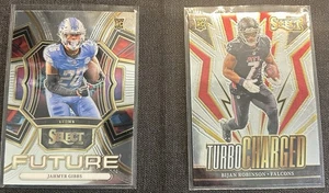 2023 Panini Select Rookies Bijan Robinson And Jahmyr Gibbs - Picture 1 of 2