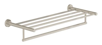 353TS-22-STN diámetro 22 pulgadas Toallero de pared con barra en níquel satinado Foto 1 de 4