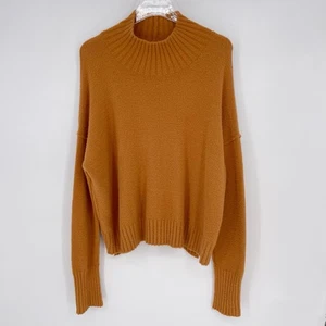 Suéter Free People Vancouver Cuello Alto Cuadrado Pastel de Calabaza Pullover Mediano Nuevo - Imagen 1 de 11