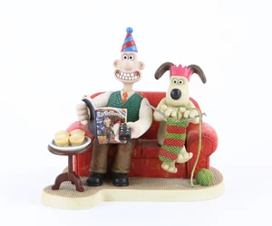 ROBERT HARROP - WALLACE & GROMIT, RADIO TIMES EDICIÓN NAVIDAD WGCS09 33/500 - Imagen 1 de 8