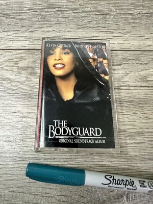 Vintage Cassette The Bodyguard Soundtrack Whitney Houston Kevin Costner 1992 Pop - Image 1 of 4