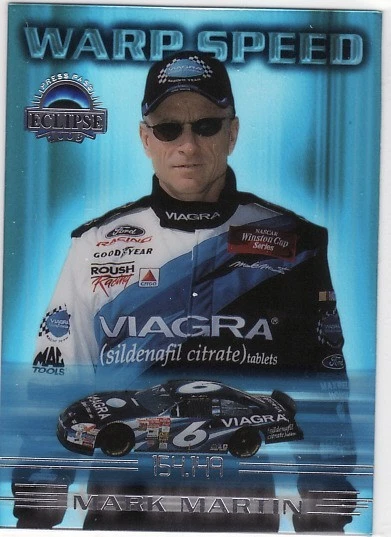 2003 Press Pass Eclipse - Warp Speed WS7 - Mark Martin - Image 1 of 1