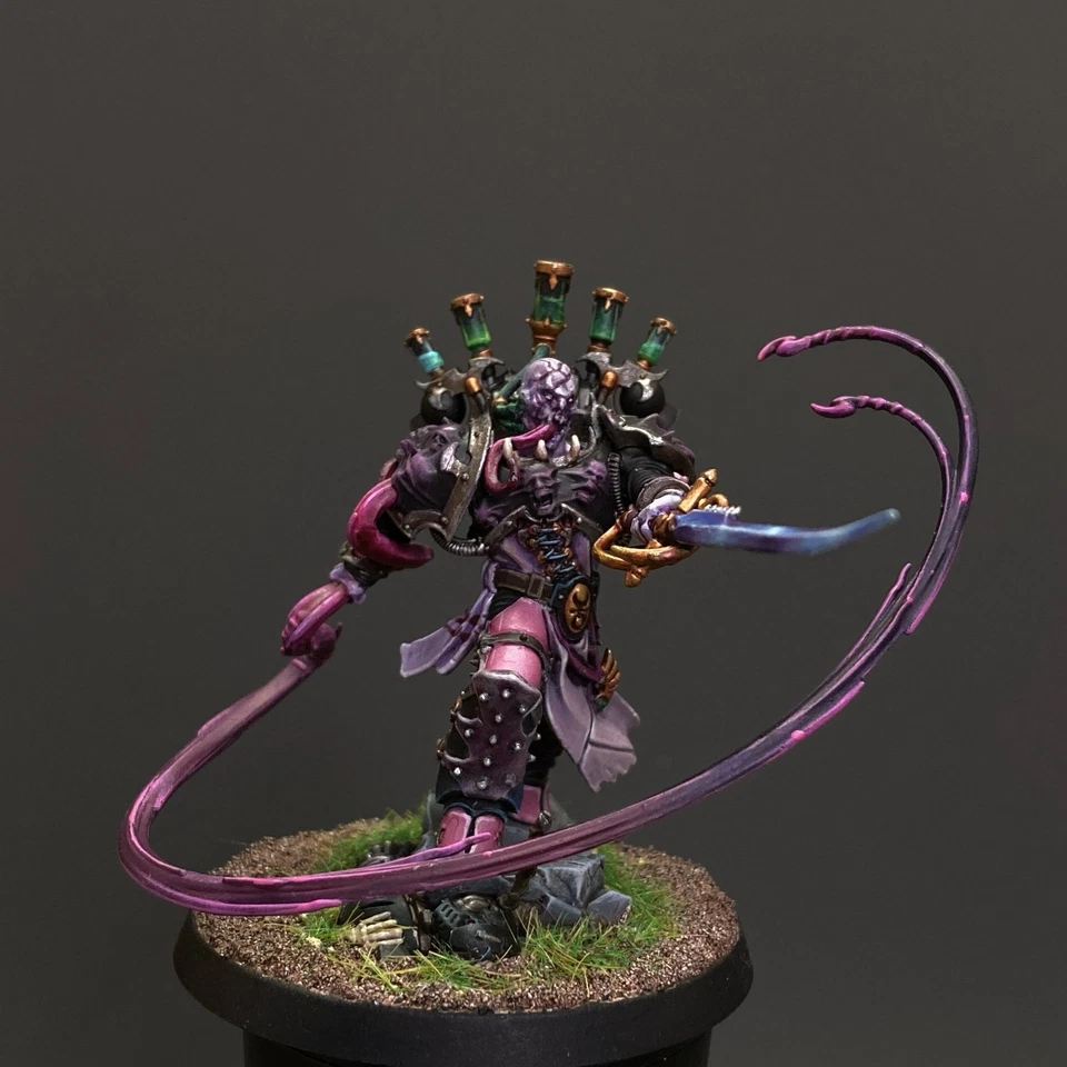 lucius the eternal Slaanesh Warhammer Age of Sigmar army Pro Painted Miniatures - Image 1 of 4