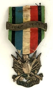 France, 1870 Franco Prussian War veteran's association medal with 1870-71 bar - Picture 1 of 2