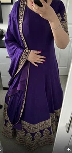 Asian Pakistani Indian Wedding Party Wear Dress - Picture 1 of 4