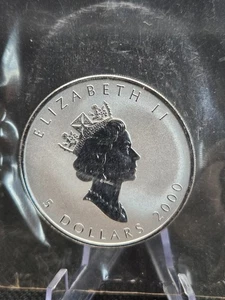 2000 Canada $5 Silver Maple Leaf – Dragon Privy – 1 oz .9999 Silver – MS - Picture 1 of 2