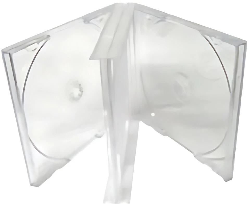 Прозрачный Quad 4 диска CD Jewel чехол лот - Изображение 1 из 1