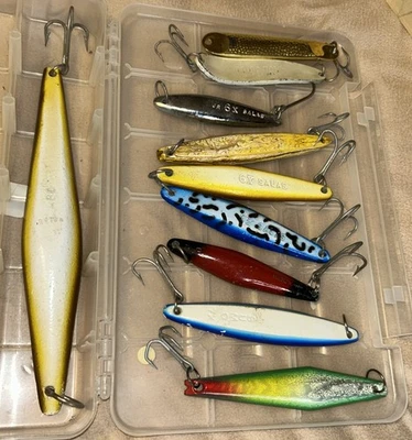 10 SURFACE & HEAVY FISHING IRONS SALAS, ROCKIT, SUMO, KROCODILE & HOPKINS - Image 1 of 4