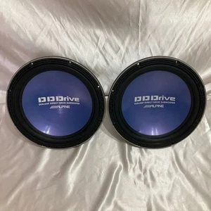 Par de subwoofers Alpine DDW-F30A de 12 pulgadas DDDrive raro funcionando - Imagen 1 de 5