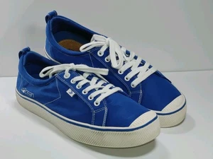 Cariuma 4Ocean Mens Size 13 Royal Blue Coastal Canvas Low Top Sneaker Limited Ed - Picture 1 of 10