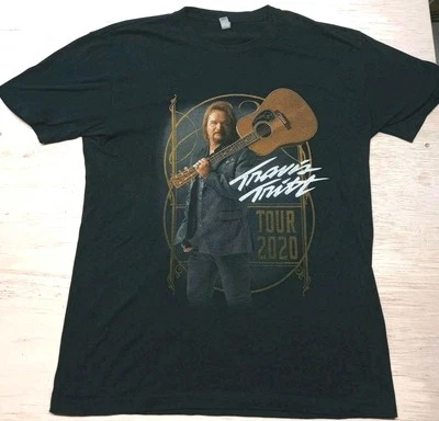 Camiseta negra Travis Tritt 2020 Concert Tour talla mediana VER DETALLES  Foto 1 de 4