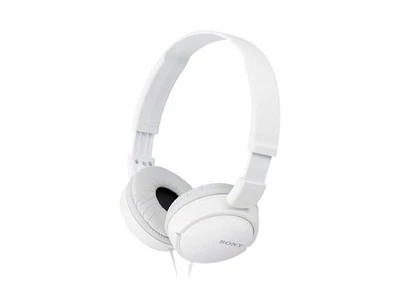 Sony MDR-ZX110 ZX Series Stereo Headphones White Lightweight 0.8oz - Image 1 of 3