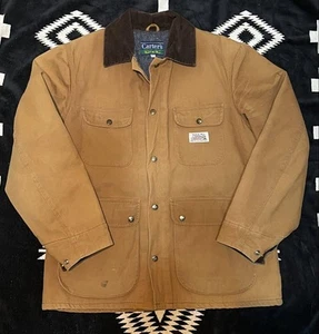 Carter'S '70s Vintage USA Duck Coverall Jacket Brown size JPN L-XL/FedEx - Picture 1 of 7