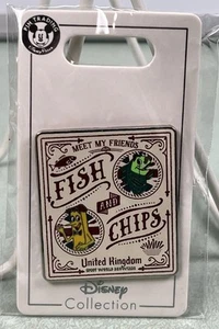 Prendedor de pescado y patatas fritas Reino Unido escaparate mundial Epcot de los parques de Disney Reino Unido - Imagen 1 de 3