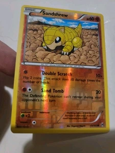 TCG POKEMON SANDSHREW Basic Common XY BREAKthrough BKT REVERSE HOLO 75/162 NM-MT - Picture 1 of 2