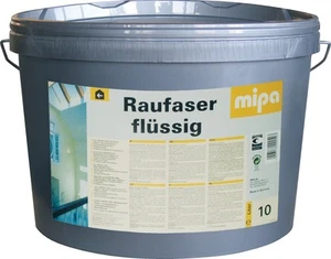 Mipa Rauhfaser flüssig,Wand-und Deckenfarbe mit Raufaserstruktur, 10 Liter - Bild 1 von 5