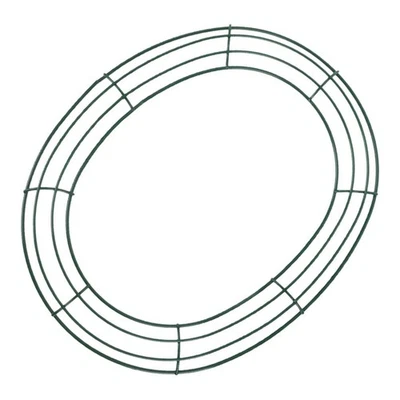  Egg Shaped Wreath Frame for Easter Green Oval Wreath Wire Frame for DIY Crafts - image 1 of 4