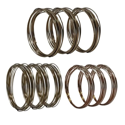 Bonsai Wire Kit- 9 Roll Anodized Aluminum Tree Training Wires in 3 Size for1914 Foto 1 de 4