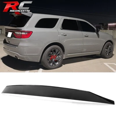 Fit 14-25 Dodge Durango Trunk Spoiler Middle Lip Duckbill Style Gloss Black ABS - Image 1 of 4