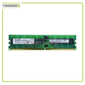 EBE20AE4ACFA-6E-E Elpida 2GB PC2-5300 DDR2-667MHz ECC REG Single Rank Memory - Picture 1 of 1
