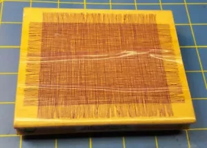 Estampilla de goma de alfombra de madera para toda la noche de fondo de malla para medios. - Imagen 1 de 12