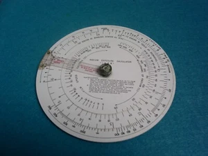 Rechenscheibe RADIUM EXPOSURE CALCULATOR von 1948, Radium-Belastung Rechner - Afbeelding 1 van 5