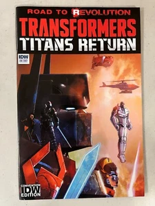 IDW: TRANSFORMERS: TITANS RETURN: NM CONDITION: CONVENTION CON COVER - Picture 1 of 2