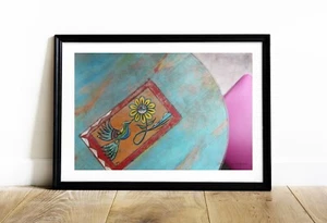 Abstract Artist Blue Table Taos New Mexico - Home Decor, Wall Art Photography, - Picture 1 of 3