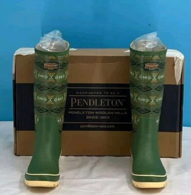 PENDLETON Women's Sage Classic Diamond River Tall Boots Size-7 (New in Box) - Image 1 of 4