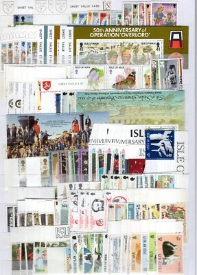 ISLE DE MAN / GREAT BRITAIN / 1988 - 1994 MINT MNH SELECTION  / CV 224£ - Image 1 of 3