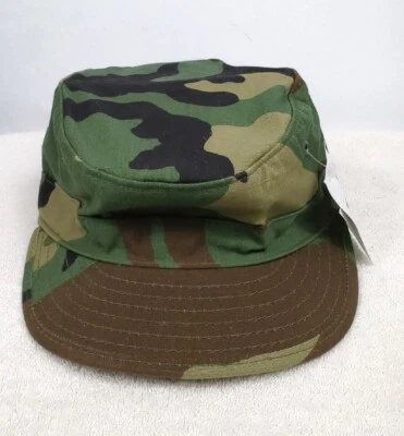 NEW PROPPER HOT WEATHER VENTED COMBAT TACTICAL BDU PATROL CAP WOODLAND Sz 6 3/8 - Image 1 of 4